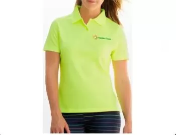 Women's Vansport Omega Solid Mesh Tech Polo Shirt